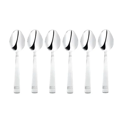Stanley Rogers Kaffeelöffel Victoria – Hochwertiger Edelstahl, 6er Set, Spülmaschinengeeignet