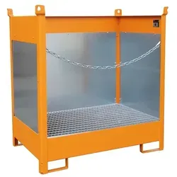 BAUER Fass-Stapelpalette FSP-2-G mit Spritzschutz von Bauer