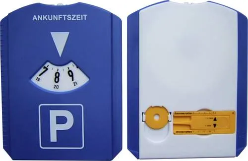 HP Autozubehör 19944 Parkscheibe 15mm x 11cm mit Wischlippe zum Wasserabstreifen, mit Profiltiefenmesser, mit Münzbox, mit
