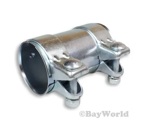 1x Auspuff Universal Rohrverbinder 65x69,5x125mm Doppelschelle BMW 65mm Angebot!