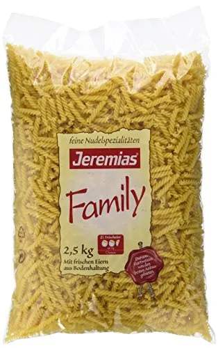 Jeremias Jerelli, Family Frischei-Nudeln, 1er Pack (1 x 2.5 kg Beutel)