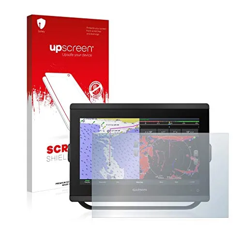 upscreen Schutzfolie für Garmin GPSMAP 8412xsv – Made in Germany, Kristall-klar, Kratzschutz, Anti-Fingerprint