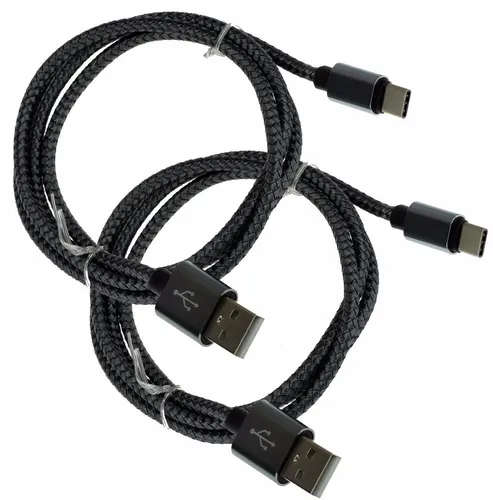 2X USB-C Datenkabel USB-C Aluminium Ladekabel Kabel Cable für Motorola razr 40