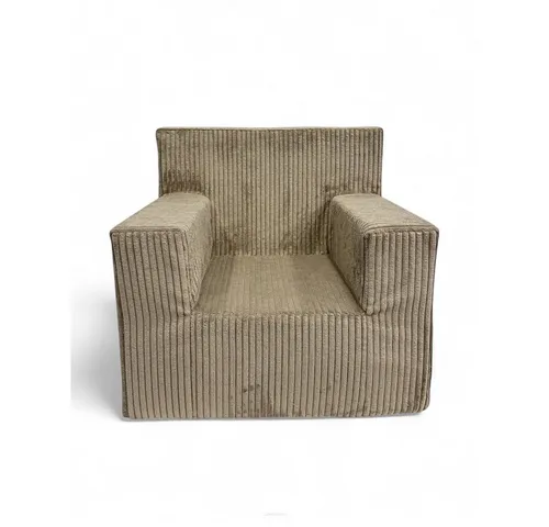 FORTISLINE Kindersessel Rosalia mit Relaxfunktion - Sessel für Kinderzimmer, aus weichem Cord, waschbarer Bezug und bequeme Schaumstofffüllung für höchsten Komfort und gemütliche Kuschelstunden.