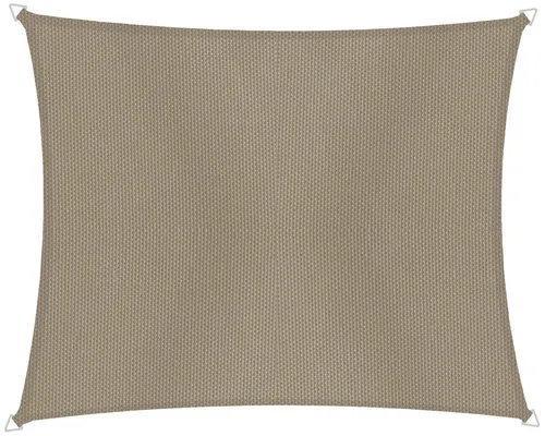 Sonnensegel Cannes Rechteck 4x5m beige - Sonnenschutz, rechteckiges Sonnensegel aus strapazierfähigem Polyester, ideal für Terrasse oder Garten, schützt vor UV-Strahlen und sorgt für angenehme Schattenplätze.