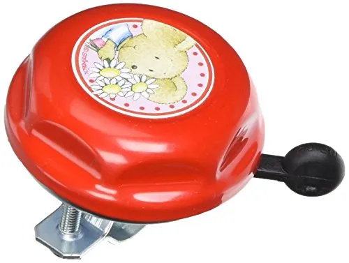 Bike Fashion 805084 Lillebi Fahrradglocke, rot, 5 x 5 x 5 cm