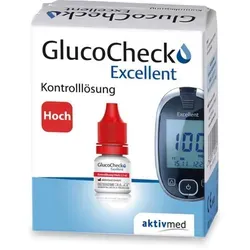 Glucocheck Excellent Kontrolllösung hoch 4 ml