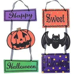 Set Mit 2 Hängenden Halloween-dekorationen