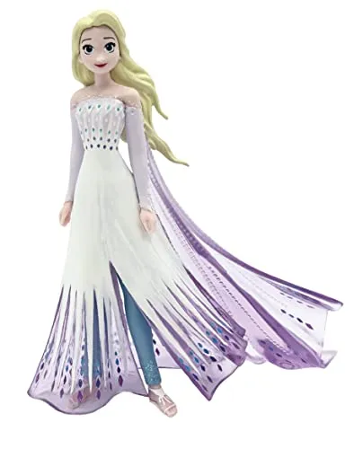 Bullyland 13517 - Spielfigur Elsa aus Walt Disney Frozen 2, ca. 9,5 cm, detailgetreu, ideal als kleines Geschenk für Kinder ab 3 Jahren