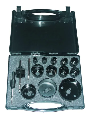 Forum Lochsäge-Satz HSSBi 16-67 mm mit Zubehör - Lochsägen-Set mit 16-67 mm Durchmesser, ideal für präzise Schnitte in Holz, Kunststoff und Metall.