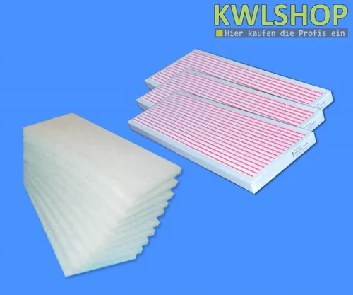 Wolf Excellent CWL 300 / 400 Filterset Filterklasse G4 und F7 Verpackungseinheit: 4 x G4 Abluft 2 x F7 Zuluft