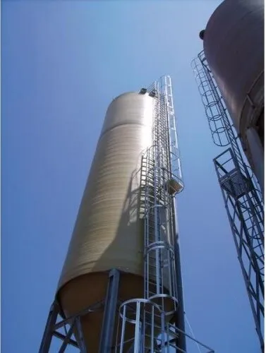 Steigleiter mehrzügig 10920mm Aluminium eloxiert von Günzburger Steigtechnik