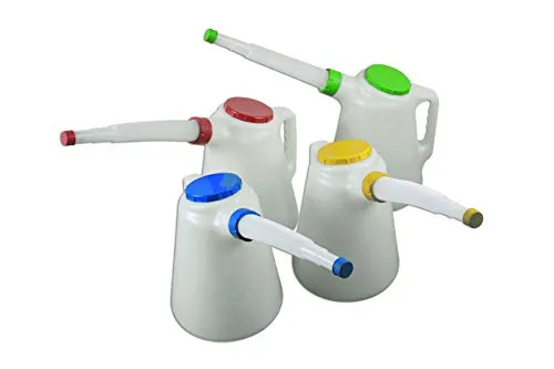 Laser 7010 Oil Measuring Jug Set 5L 4pc