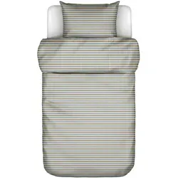 Marc O'Polo Bettwäsche Olle, Blau, 135x200 cm - Bettwäsche aus atmungsaktiver Baumwolle mit Karo-Dessin, ideal für den Winter. Pflegeleicht, maschinenwaschbar und mit Reißverschluss für einfachen Bezug.