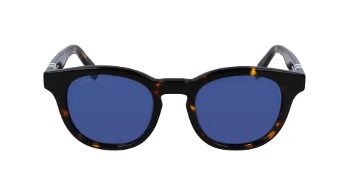 Lacoste L6006S DARK HAVANA/BLUE Herren Sonnenbrille - Stylische Herren Sonnenbrille mit 100% UV-Schutz, ideal für modebewusste Männer. Hochwertiges Acetatmaterial in Dark Havana/Blue für einen eleganten Look.