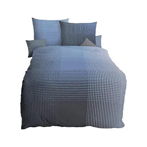Kaeppel Mako-Satin Bettwäsche Master Taube 135x200 cm - Bettwäsche-Set aus 100% Baumwolle, Mako-Satin mit praktischem Reißverschluss, bietet idealen Schlafkomfort und ist waschbar bis 60°C.