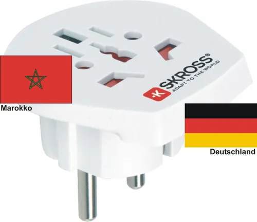 Reisestecker für Marokko