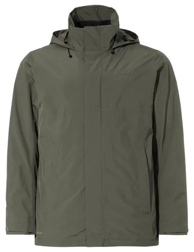 Vaude Rosemoor 3in1 Jacket XL - Oliv - Funktionsjacke für Wanderungen, isolierend und wasserdicht, ideal für Freizeit und Outdoor-Aktivitäten. Entdecke die Vielseitigkeit der Doppeljacke!