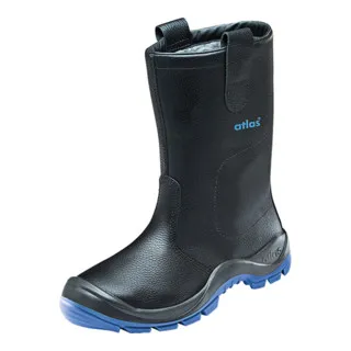Sicherheitsstiefel Anatomic Bau 822 XP, S3, W10, Größe 44 - schwarz - Arbeits- & Schutzkleidung mit waterproof Glattleder, Ice-Age Sohlentechnologie und metallfreier Durchtritthemmung für optimalen Schutz und Komfort.