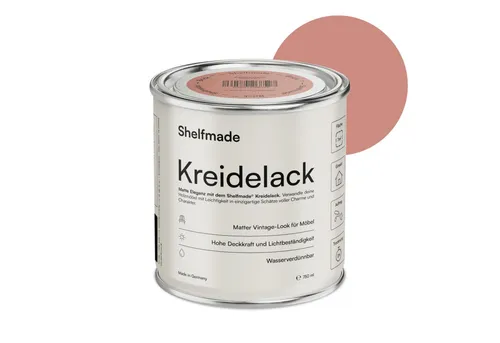 shelfmade Kreidefarbe Kreidefarbe Möbel Shabby Chic Holzlack DIY - Chalk Paint matter Look