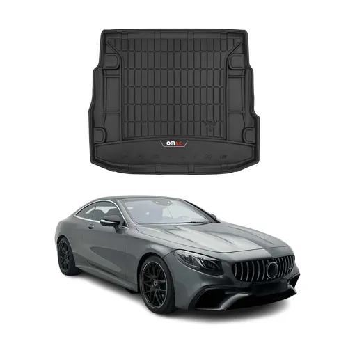 OMAC Gummi Kofferraumwanne für Mercedes S Klasse S217 (2014-2020) - Robuste Kofferraumwanne aus TPE für perfekten Schutz. Wasserfest und hitzebeständig, leicht zu reinigen und rutschfest – ideal für den täglichen Einsatz.