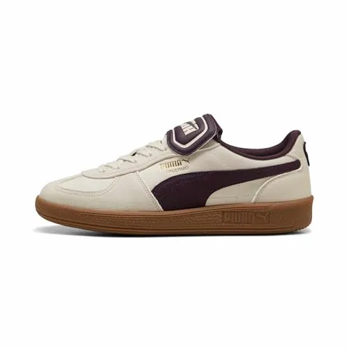 PUMA Palermo Unisex Sneaker 45 - Alpine Snow-Midnight Plum - Stylische PUMA Palermo Schuhe, ideal für jeden Anlass. Der Sneaker kombiniert Komfort und modernes Design mit markanten Branding-Details.