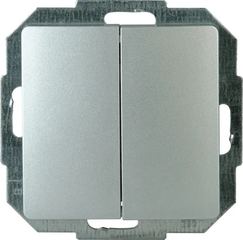 Kopp Paris Silber Serienschalter in silber von Kopp