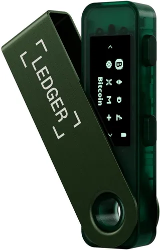 Ledger Nano S Plus emerald green - Kryptowährungs-Wallet in smaragdgrün, sicher und elegant. Mit großem Display und Unterstützung für bis zu 100 Apps – ideal für den einfachen Zugang zu DeFi und NFT.