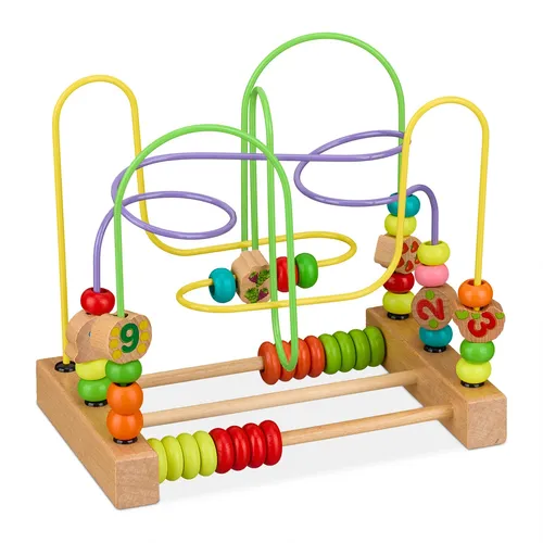 Motorikschleife Motorikspielzeug Holzspielzeug Kinder Holzmotorikspielzeug Holz