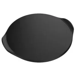 Pizzastein 8830, Ø ca. 36cm schwarz - Geschirr, ideal für knusprige Pizzen und gleichmäßige Wärmeverteilung dank glasiertem Steinzeug