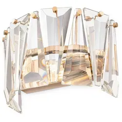 Maytoni Wandleuchte Modern in Gold - Elegante Wandleuchte aus Metall, rechteckig, 16x25.6x15.3 cm, sorgt für gleichmäßige Lichtverteilung - ideal für stilvolle Innenbeleuchtung.