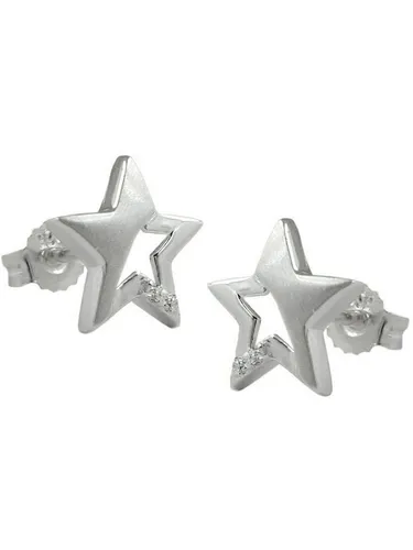 Gallay Paar Ohrstecker Stern mit Zirkonia in Silber 925 von GALLAY
