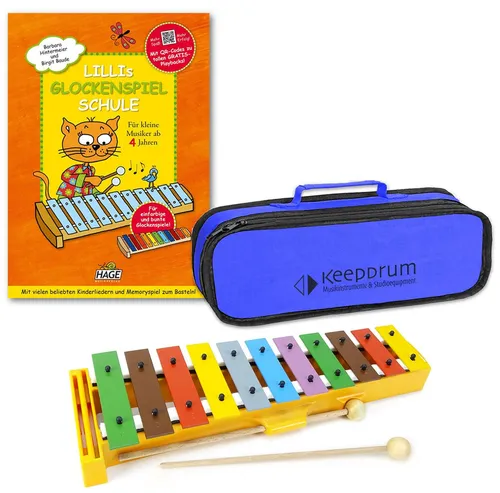 SONOR Glockenspiel GS mit Lehrbuch und Tasche von SONOR