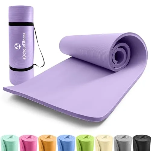 DoYourFitness rutschfeste Yogamatte 183cm x 61cm für Einsteiger & Fortgeschrittene - Die rutschfeste DoYourFitness Yogamatte verwandelt jeden Ort in deinen Fitnessbereich. Ideal für Yoga, Pilates und mehr, bietet sie optimalen Komfort und Schutz für Gelenke – perfekt für dein Training zu Hause oder im Freien.
