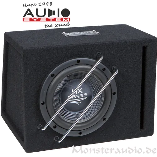 AUDIO SYSTEM HX-08 SQ BR 20cm High-End Bassreflex Subwoofer 300 Watt Basskiste