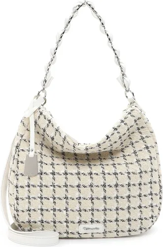 Tamaris TAS Aimee Umhängetasche - Stilvolle Umhängetasche im Karo-Design mit praktischem Reißverschluss und abnehmbarem, längenverstellbarem Riemen. Ideal für den Alltag, bietet sie viel Platz und Ordnung für Ihre Wertgegenstände.