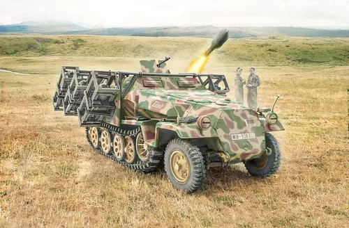 ITALERI - Fahrzeug Sd.Kfz. 251/1 Wurfrahmen Stuka zu Fuss zum zusammenbauen u...
