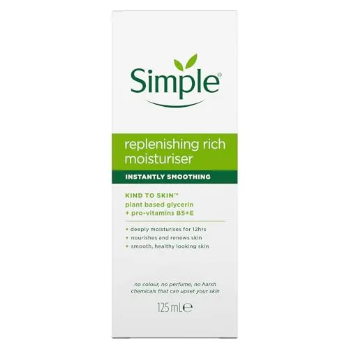 Simple Replenishing Rich Moisturizer, 125 ml