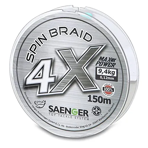 Produktbild X Spin Braid 150m Ø 0,12mm/9,4kg geflochtene Schnur von Sänger 4