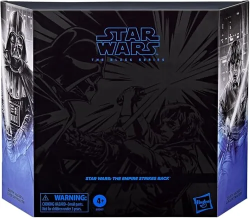 , 2er-Set Actionfiguren Amazon.co.jp Exclusive) Hasbro STAR WARS BLACK SERIES Darth Vader & Luke Skywalker, Star Wars Episode 5/Empire Strikes Back, Premium-Kollektion, 5,9 Zoll (15 cm