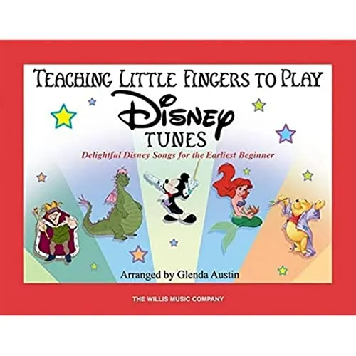 Teaching Little Fingers To Play Disney Tunes: Noten, Sammelband für Klavier: Piano Solos With Optional Teacher Accompaniments