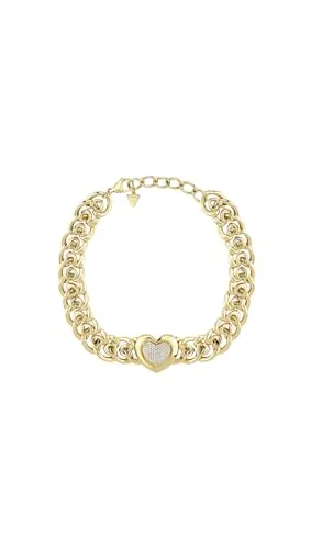GUESS Damen-Kette Multi Heart Goldfarben JUBN05453JWYGT/U von GUESS