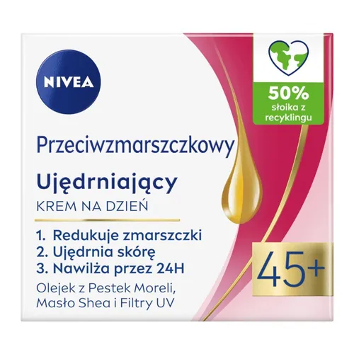 Nivea Przeciwzmarszczkowy + Ujędrniający krem na dzień 45+ 50ml (P 5900017091136