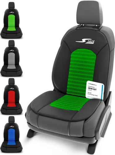 Walser Car Comfort Auto-Sitzauflage S-Race - Sitzauflagen für PKW, ausgezeichnet mit Sehr Gut* und bietet optimalen Schutz vor Verschmutzung, ideal für frischen Look und angenehmen Sitzkomfort.