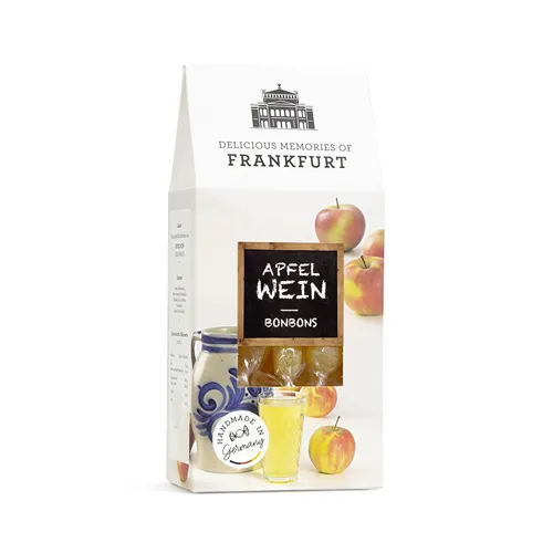 Edel Apfelwein Frankfurter Bonbons alle einzeln gewickelt 80g