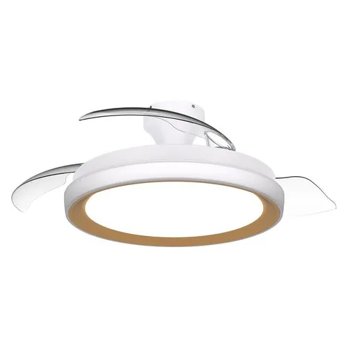 Philips Bliss Deckenventilator mit LED-Beleuchtung und einziehbaren Flügeln