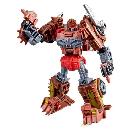 Transformers Age of The Primes Deluxe Junkion Jalopy Figur - Transformers Action-Figur, 14 cm groß, wandelbar in 17 Schritten, mit 7 Zubehörteilen für kreatives Spiel. Ideal für Fans des Transformers Universums!