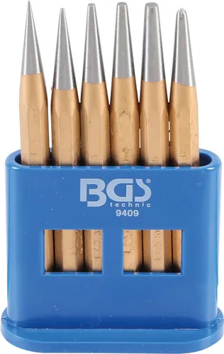 BGS-9409 Durchtreiber-/ Körner-Satz 120 mm 1 - 5 mm 6-tlg.