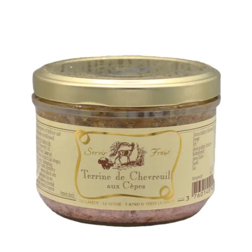 Rehterrine mit Steinpilzen 180g 22,17 €/kg