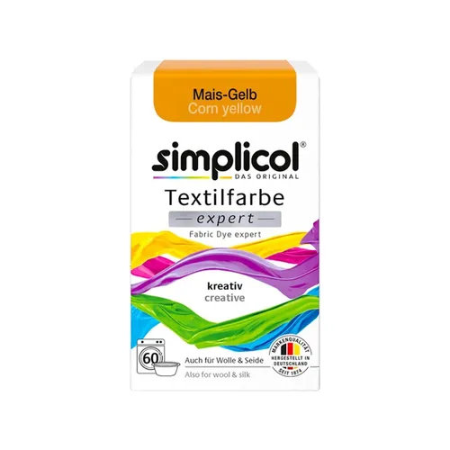 simplicol Textilfarbe expert Mais-Gelb, 1er Pack